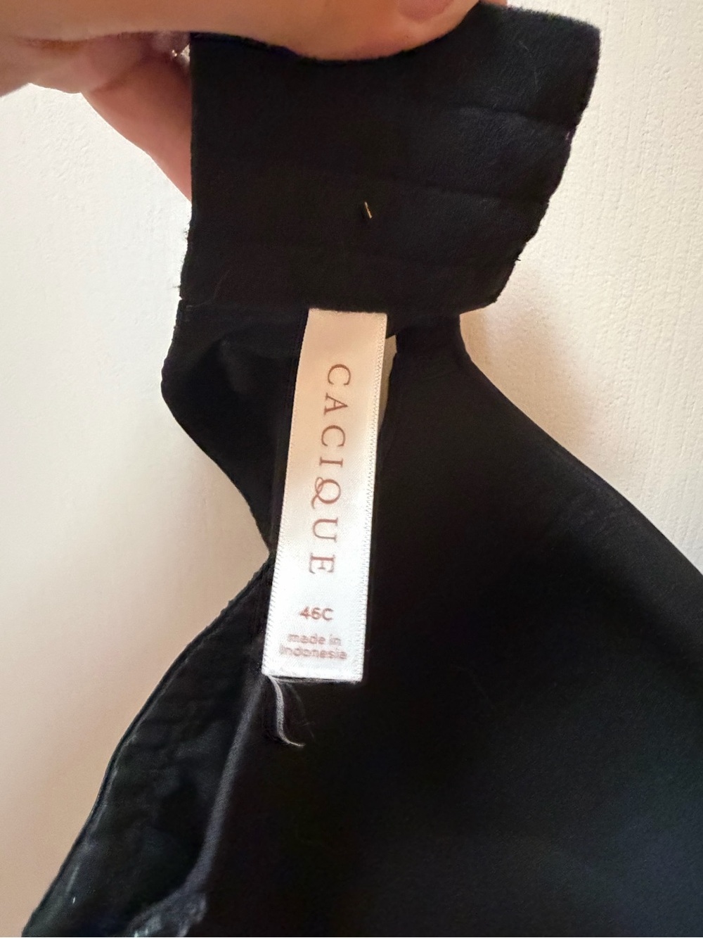 Cacique Black Smooth T-Shirt Bra - Picture 3 of 8